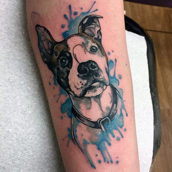 100 Hund Tattoos für Männer kreative Canine Ink Design