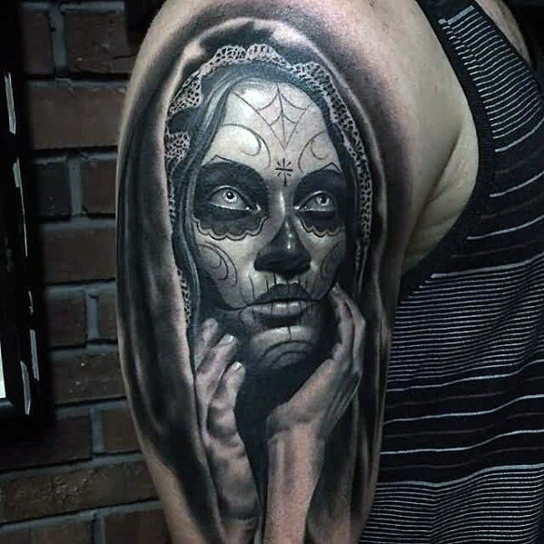 50 La Catrina TattooDesigns für Männer mexikanische Tinte Ideen