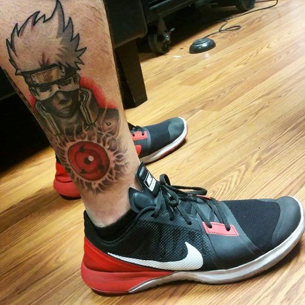 30 Kakashi Tattoo Designs für Männer Anime Ink Ideen Mann Stil Tattoo