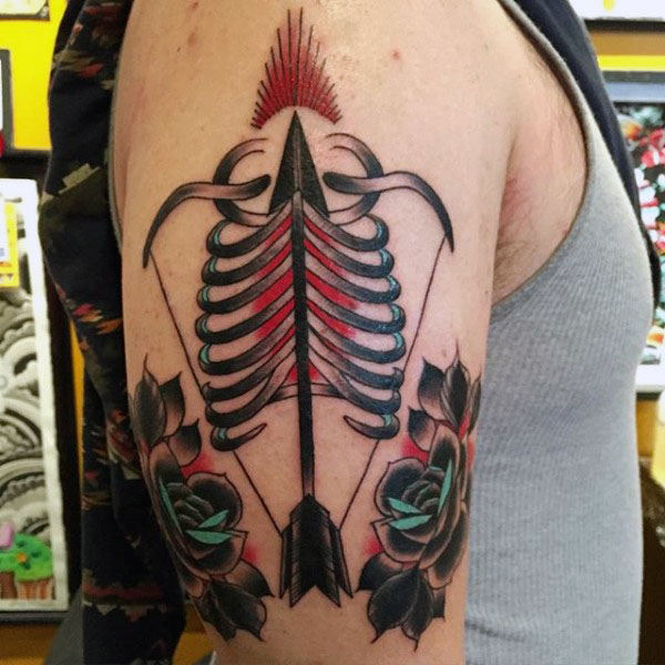 30 Schütze Tattoos für Männer astrologische Zeichen Designs Mann