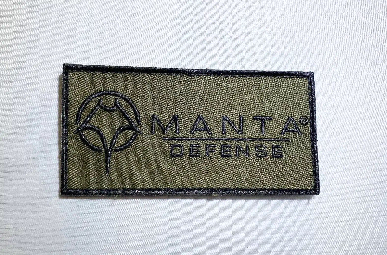 MANTA DEFENSE VELCRO PATCH, 2X4" RECTANGLE Manta Defense