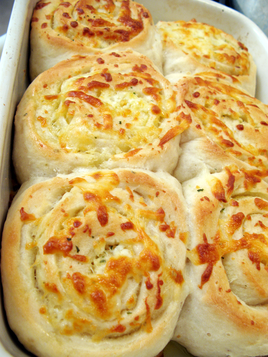 Garlic Cheese Rolls Raptor Toe Food, Baking, Fun.