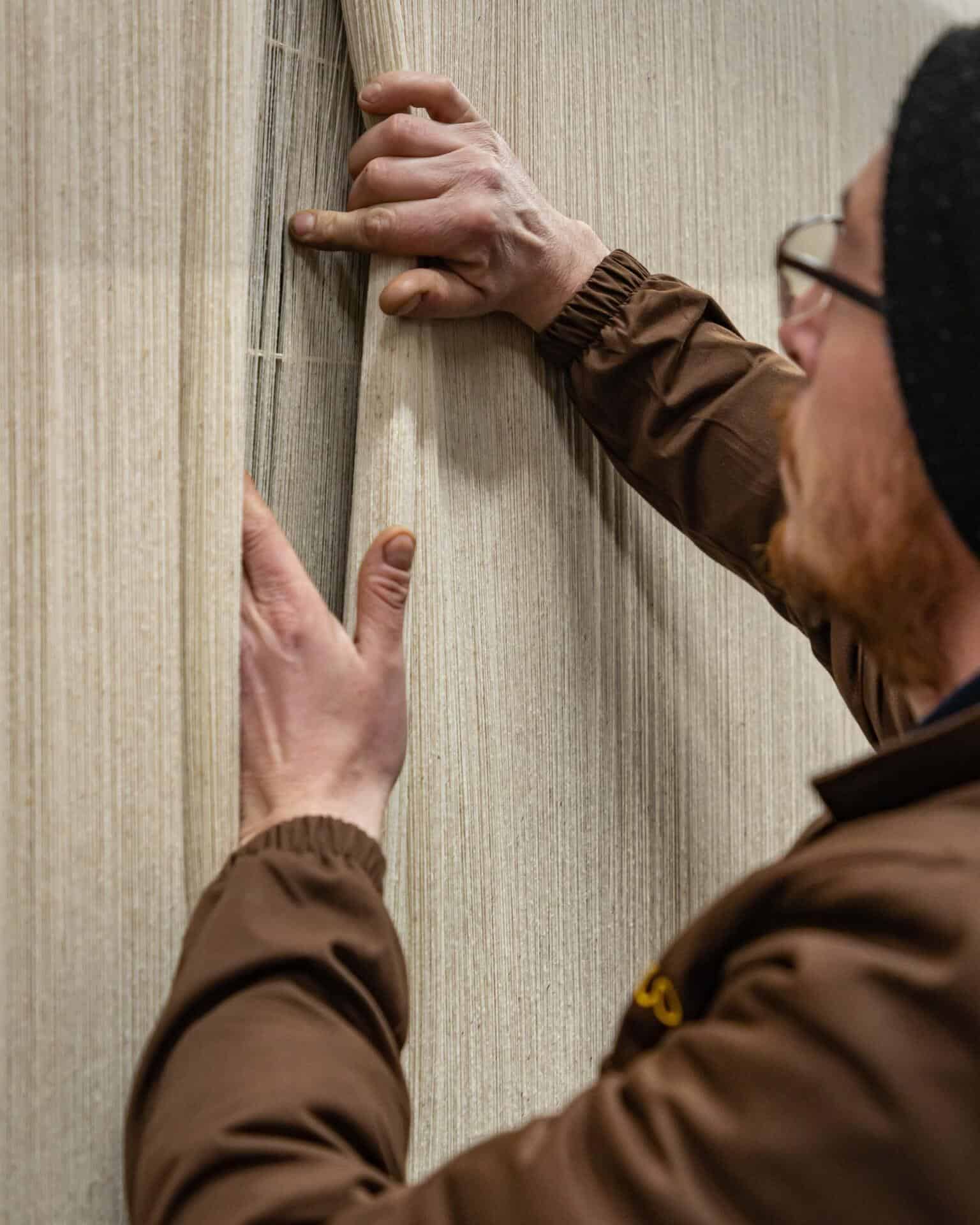 How is a recycled wool fabric made? Manteco