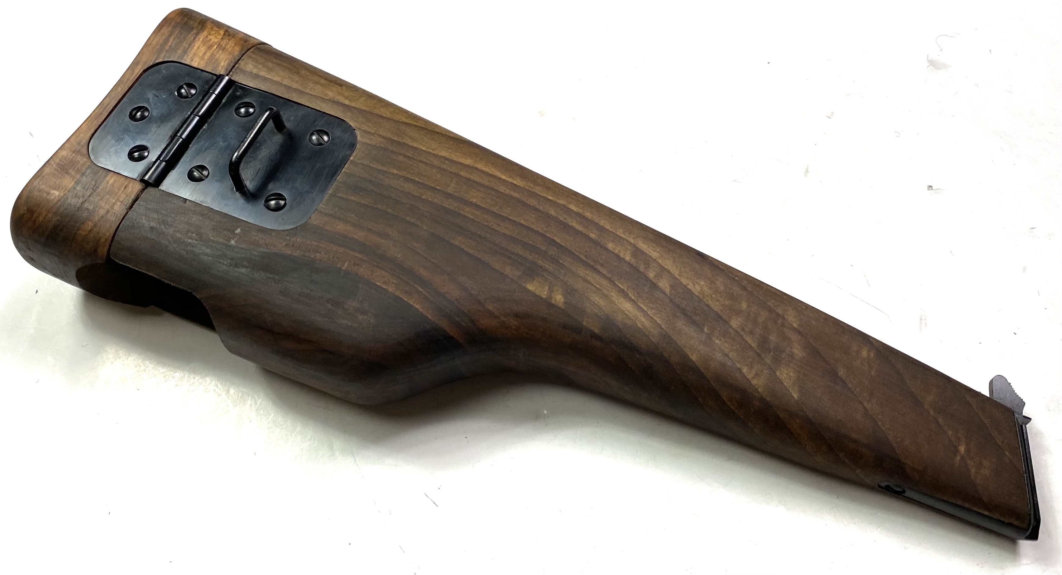 BROWNING HIGH POWERED 9MM PISTOL WOODEN STOCK Man The Line