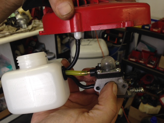 2-stroke Mantis tiller: my machine does not start, how to change the