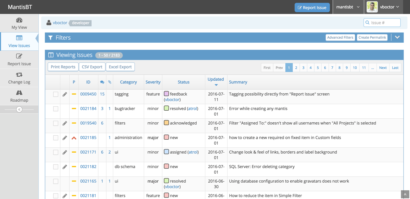 MantisBT 2.0.0 (stable) Released Happy New Year!!! Mantis Bug