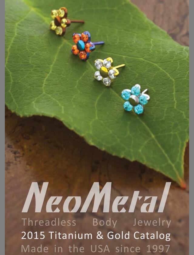 Neometal jewelry available for piercings at Mantra Tattoo Best Tattoo
