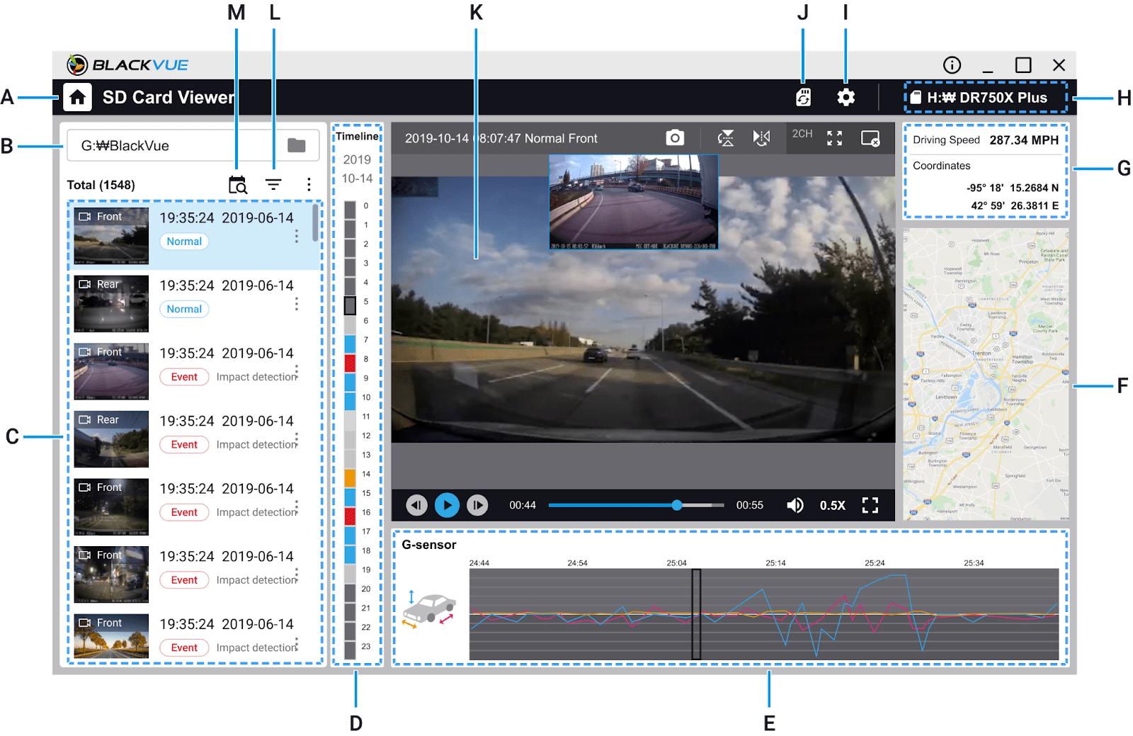 Using your computer (Windows/macOS) DR900X Plus series BlackVue Product Manuals