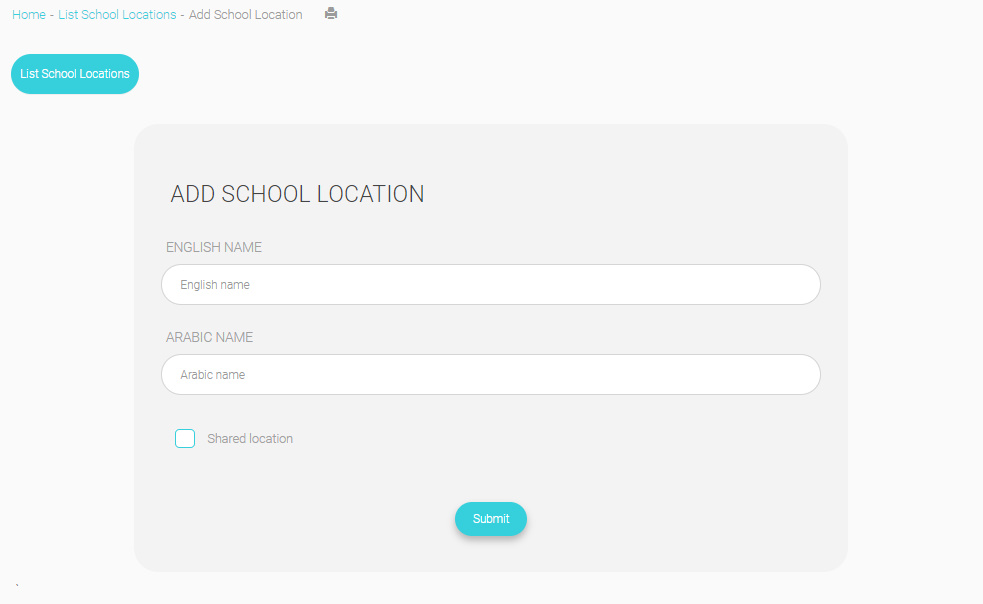 School Locations Classera