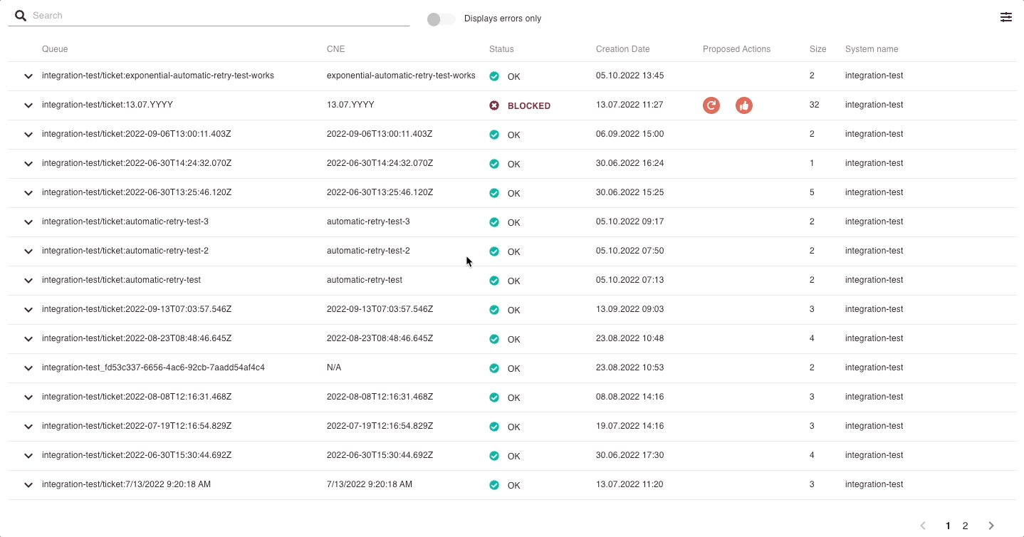 System Connection Monitoring Fieldcode Manual