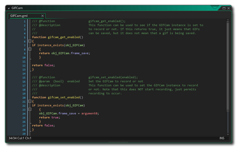 JSDoc Script Comments