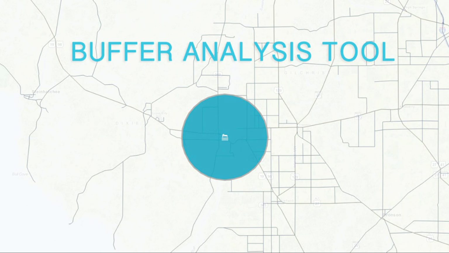 Buffer Analysis Tool GIS Cloud Learning Center