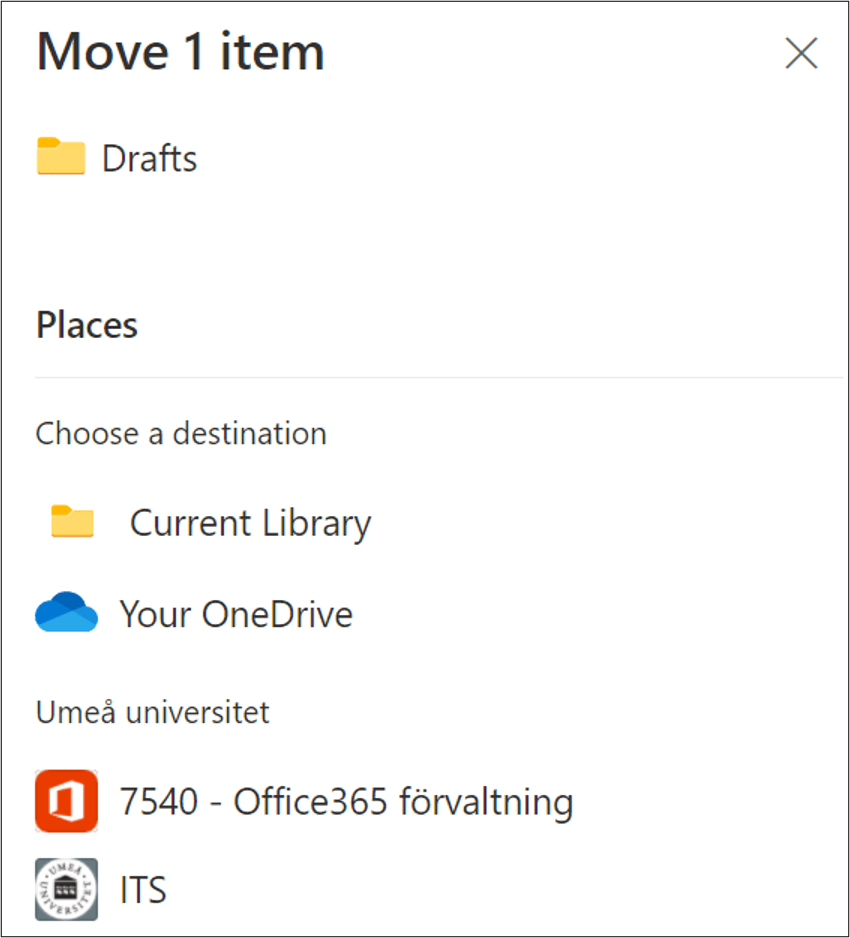 Move or copy files in SharePoint Manual