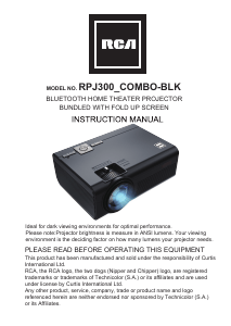 Manual RCA RPJ300_COMBO Projector
