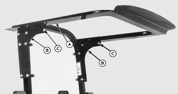 OMTY27502 Cabine de protection contre les intempéries pour le tracteur