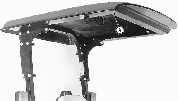 OMTY27502 Cabine de protection contre les intempéries pour le tracteur