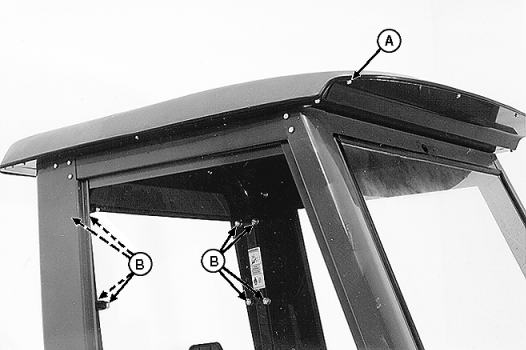 OMTY27502 Cabine de protection contre les intempéries pour le tracteur