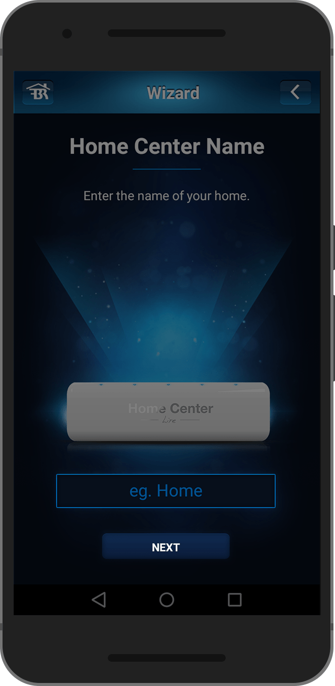 FIBARO Home Center Lite Installation and first launch via Android app