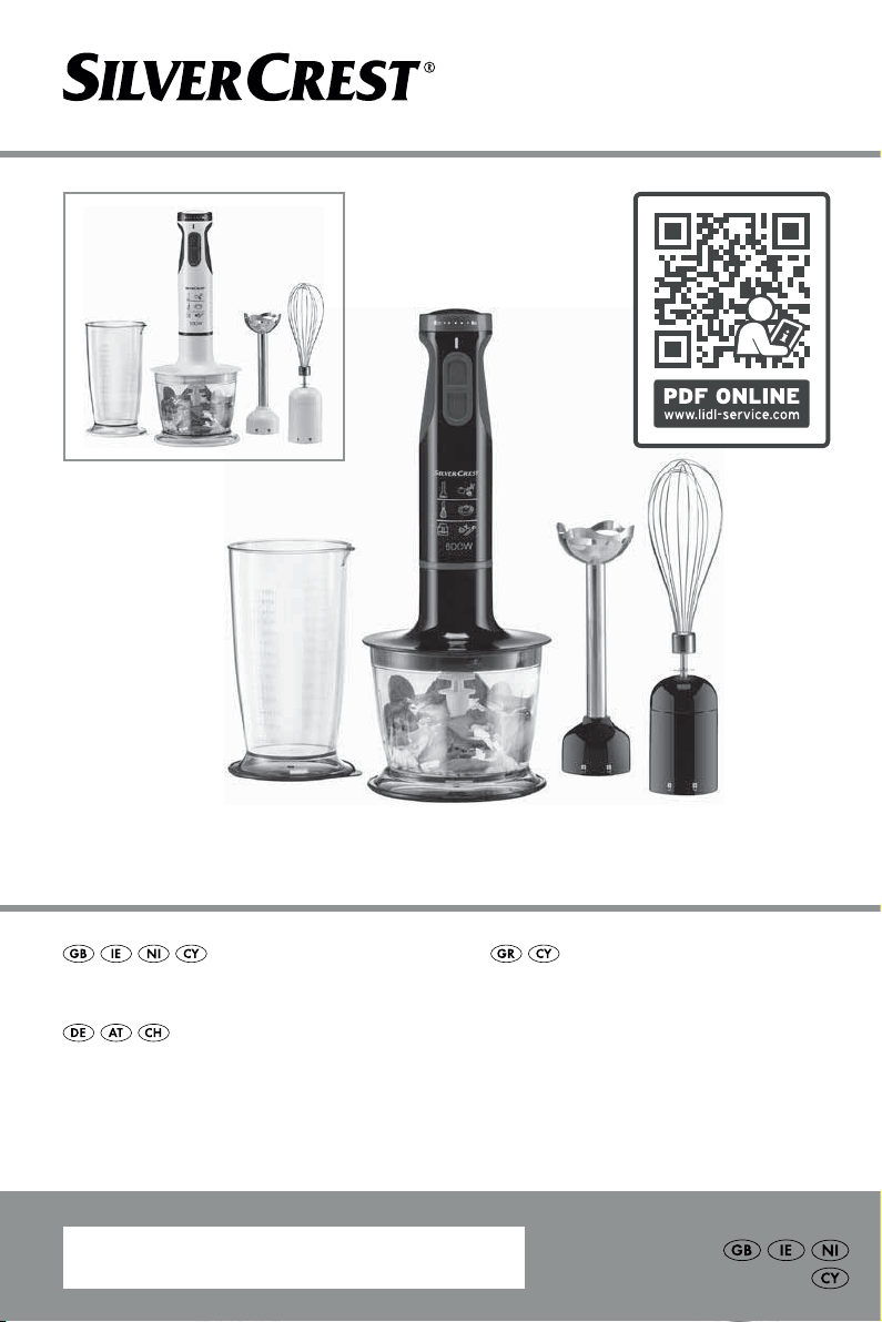 Manual SilverCrest IAN 360444 Hand Blender