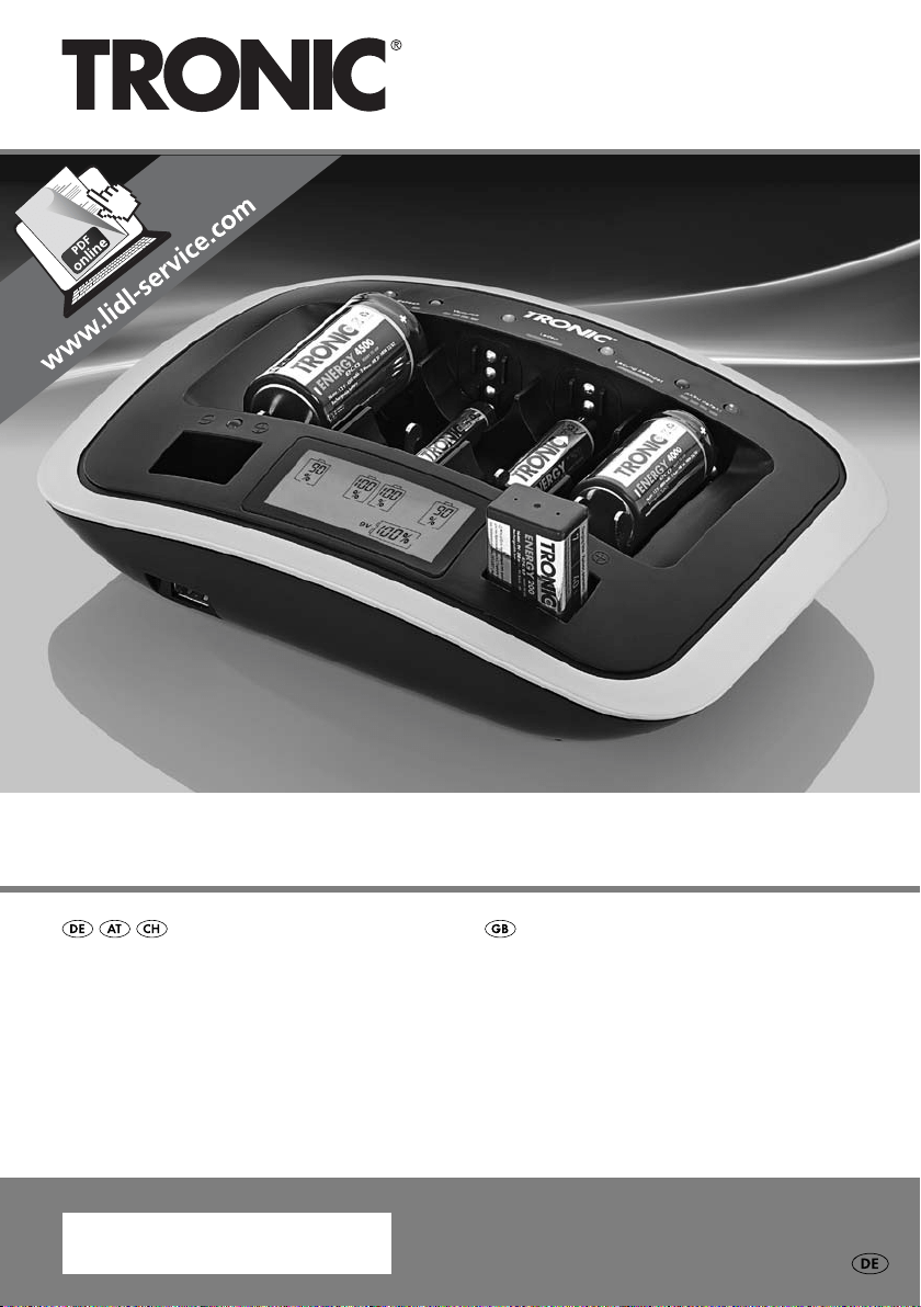 Manual Tronic IAN 100039 Battery Charger