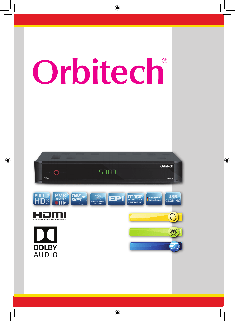 Bedienungsanleitung Orbitech 450 CI+ Digitalreceiver