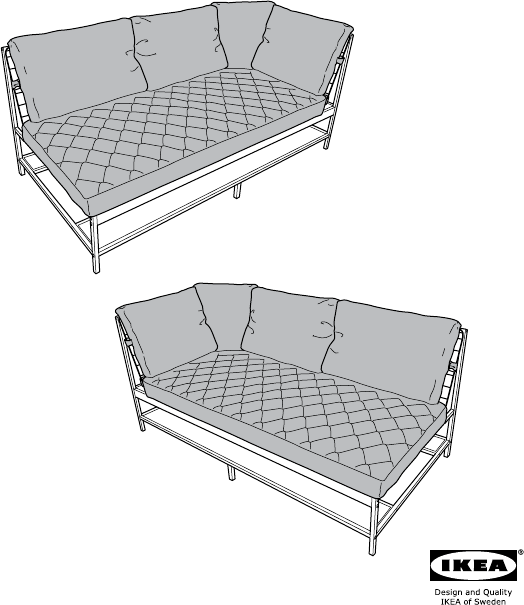 Bedienungsanleitung IKEA EKEBOL Sofa