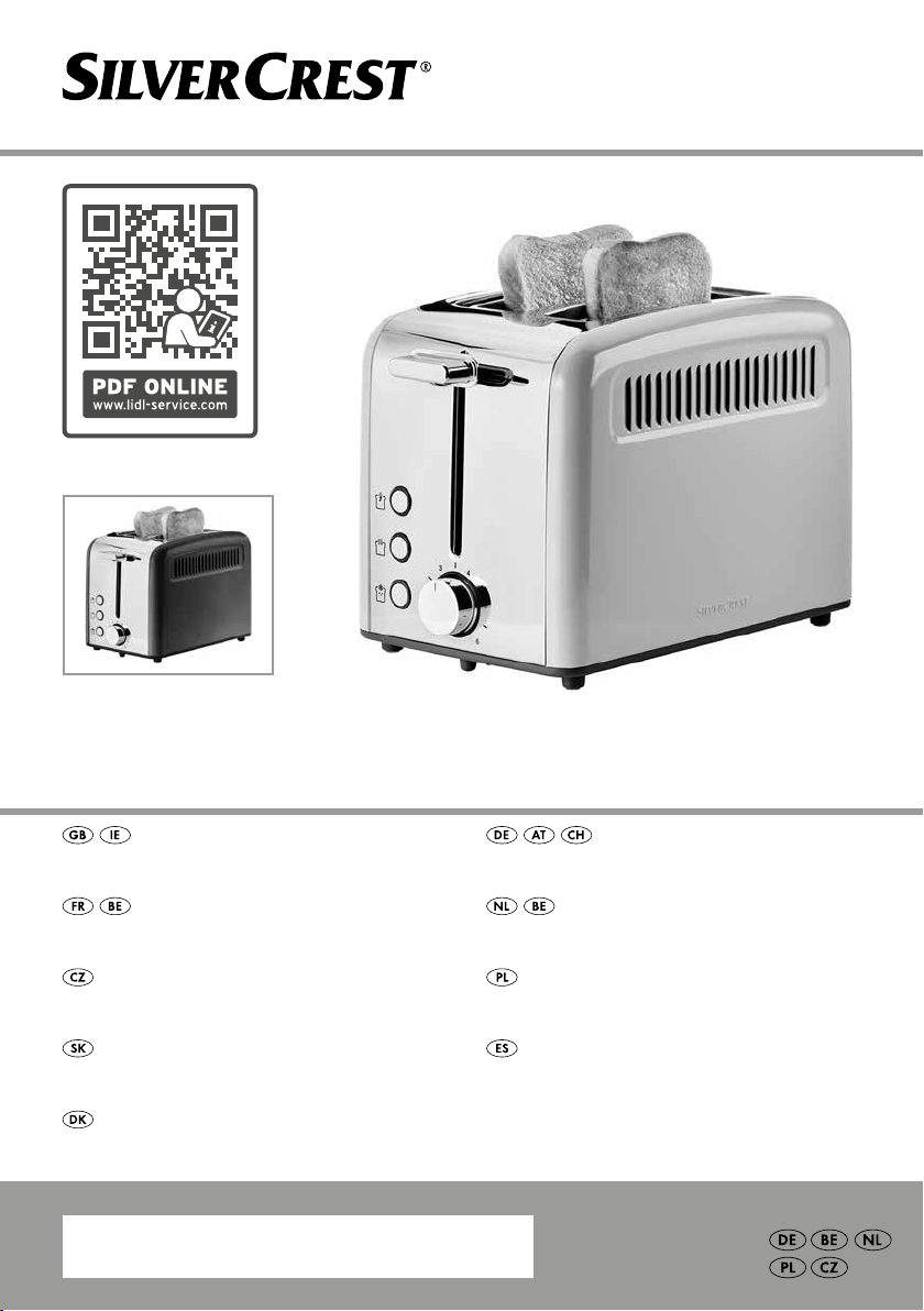 Bedienungsanleitung SilverCrest IAN 352743 Toaster