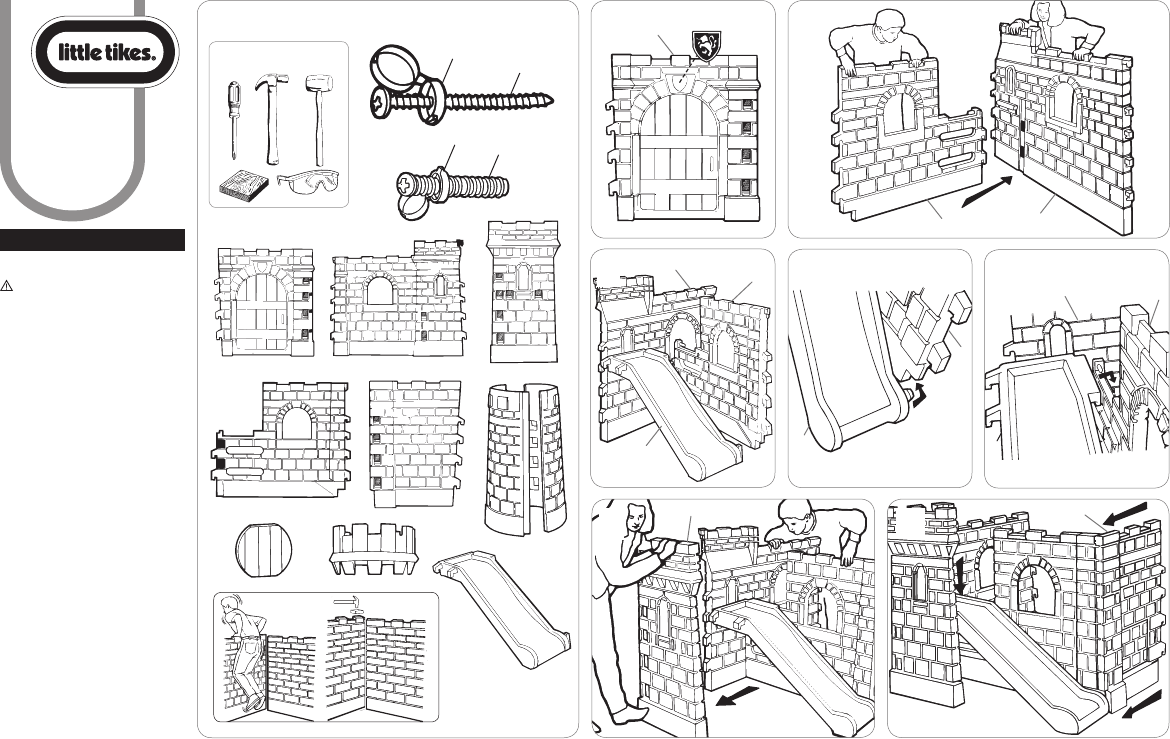 Manual Little Tikes 4126 Classic Castle Playhouse