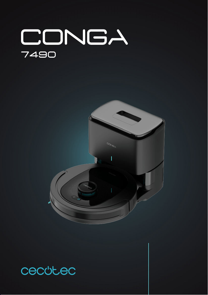 Manual Cecotec Conga 7490 Ultimate Home Genesis Vacuum Cleaner