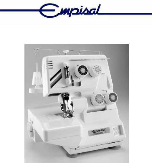 Manual Empisal Companion 7D Sewing Machine