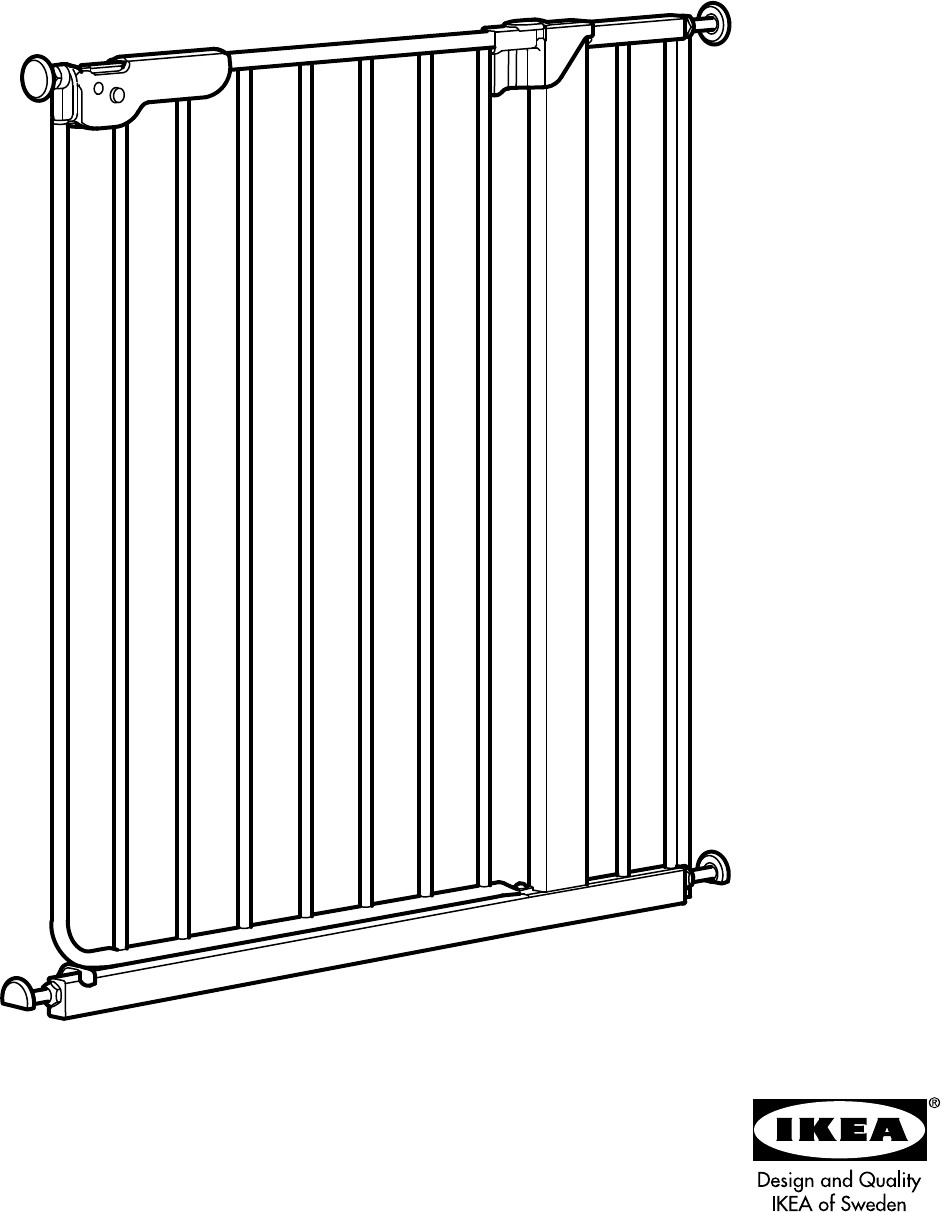 Manual IKEA PATRULL KLAMMA Baby Gate