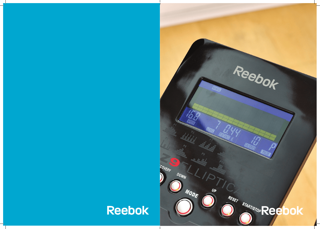 Manual Reebok ZR8 Exercise Bike