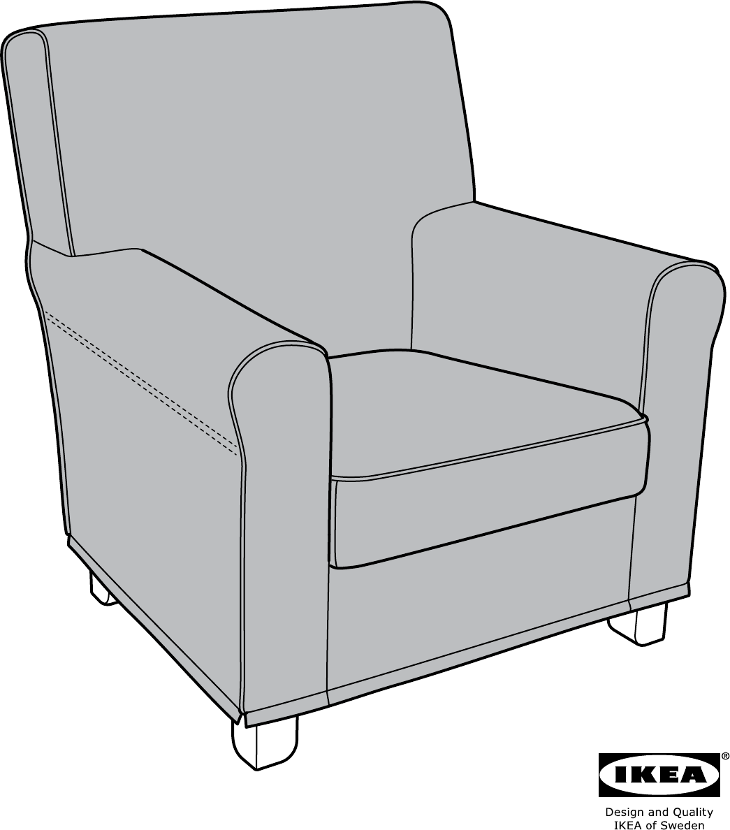 Manual IKEA GRONLID Armchair