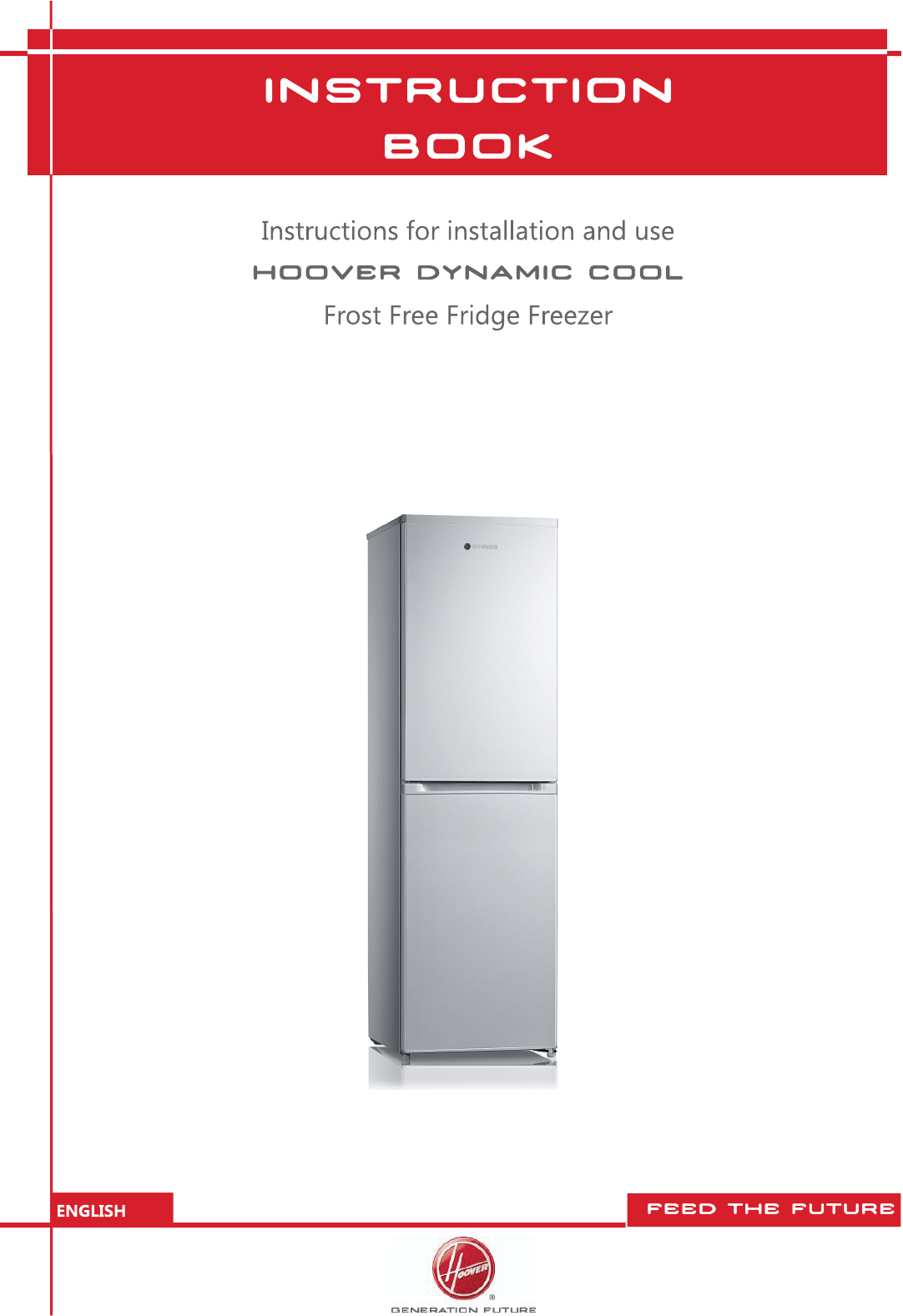 Manual Hoover HFF 195 XK FridgeFreezer