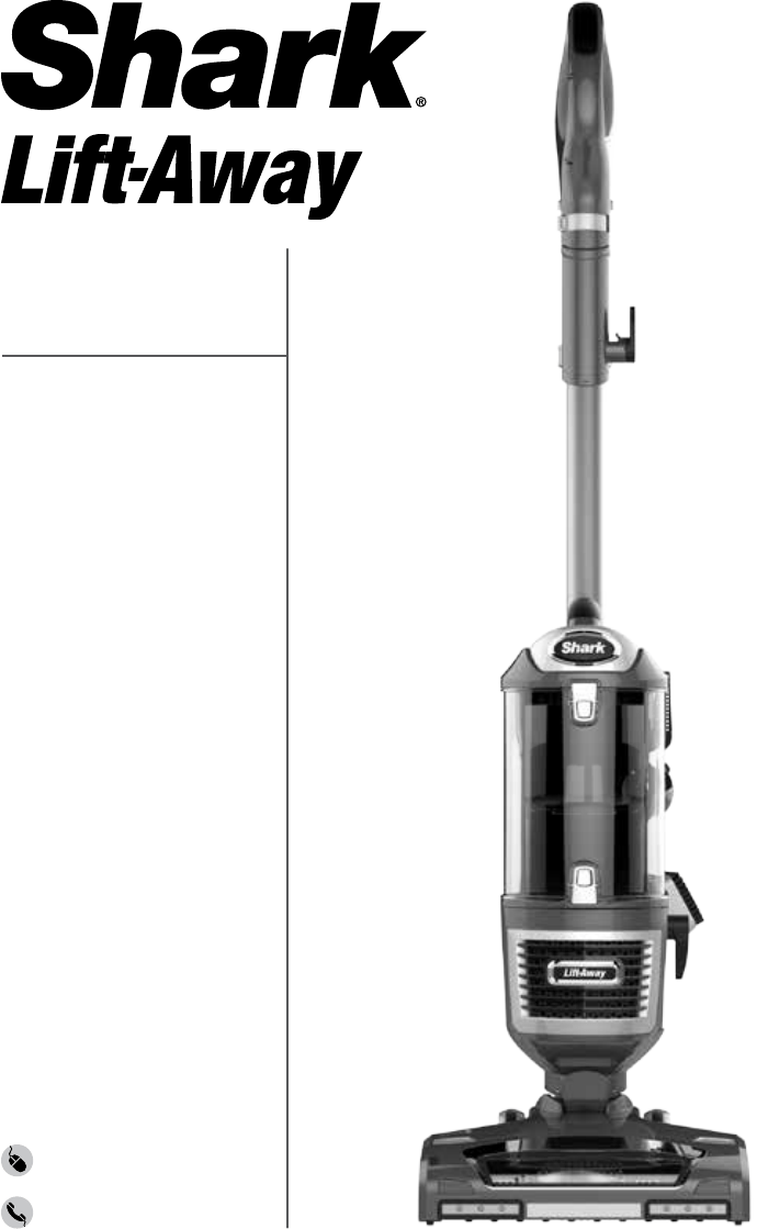 Manual Shark NV601UKT LiftAway Vacuum Cleaner