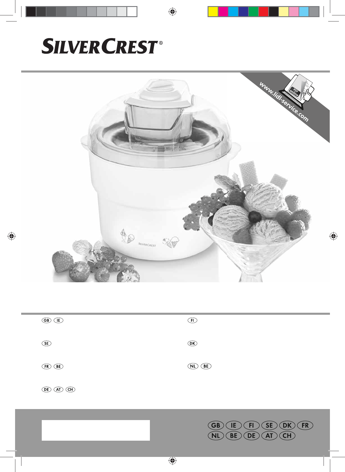Handleiding SilverCrest IAN 103445 IJsmachine