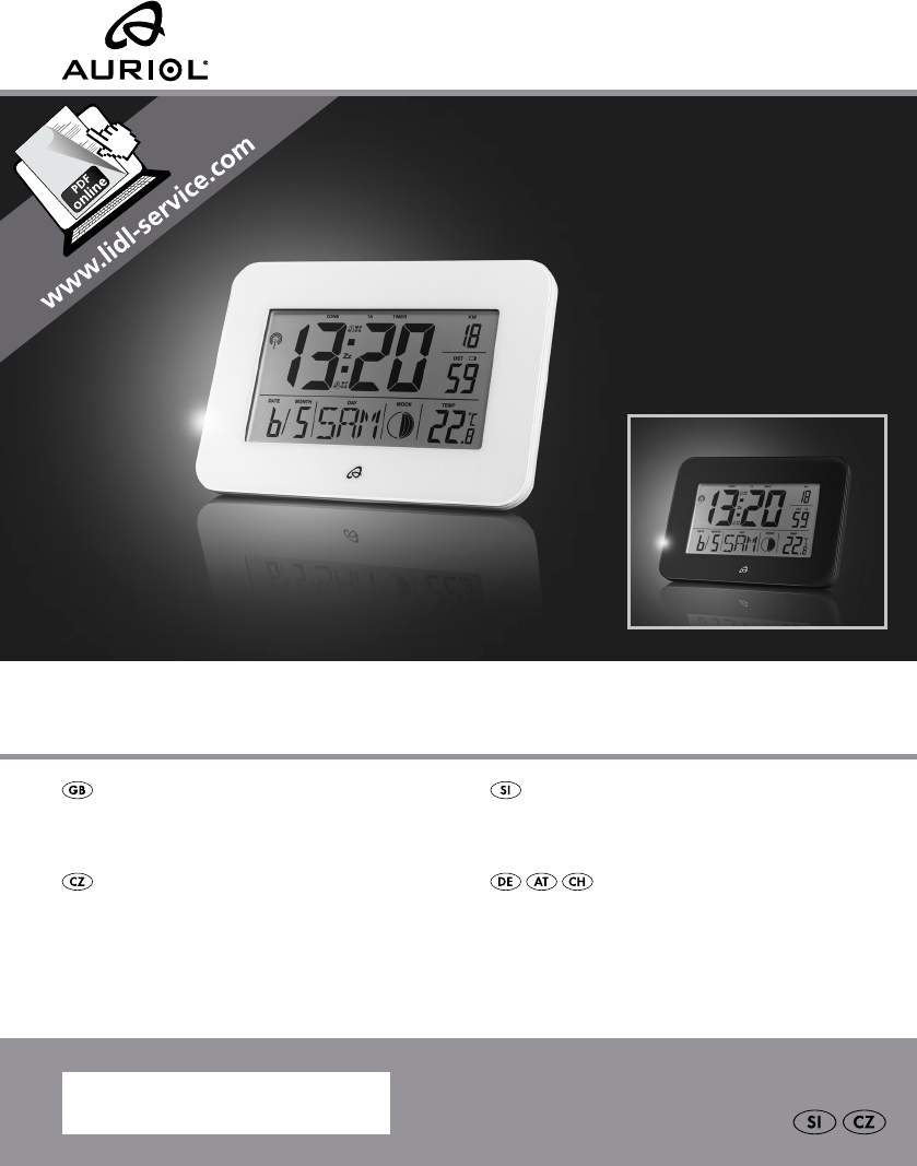 Manual Auriol IAN 282640 Alarm Clock