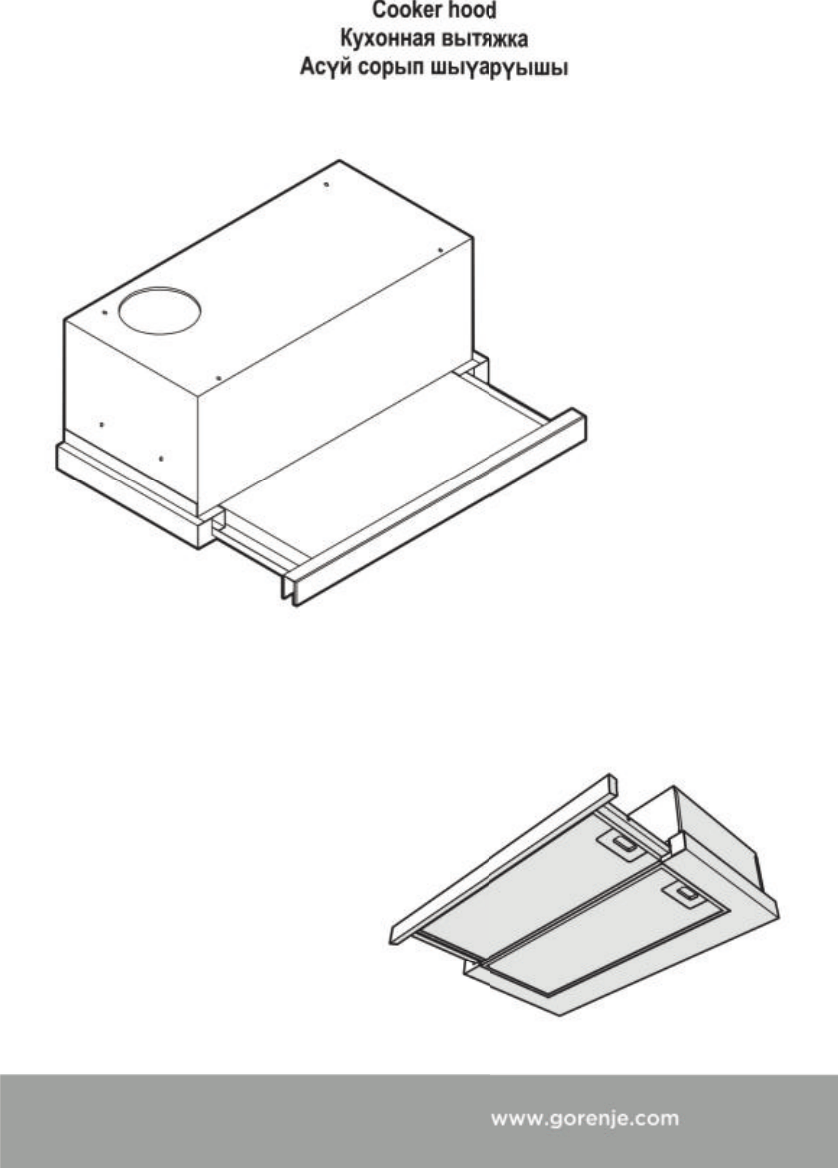 Manual Gorenje TH62E3X Cooker Hood