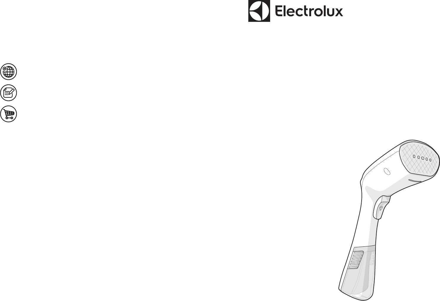 Manual Electrolux E6HS12EG Refine 600 Garment Steamer