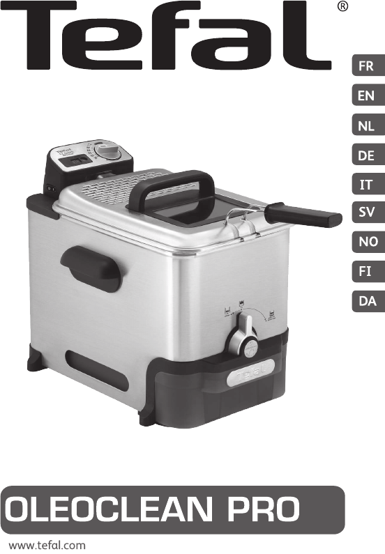 Manual Tefal FR804060 Oleoclean Pro Deep Fryer