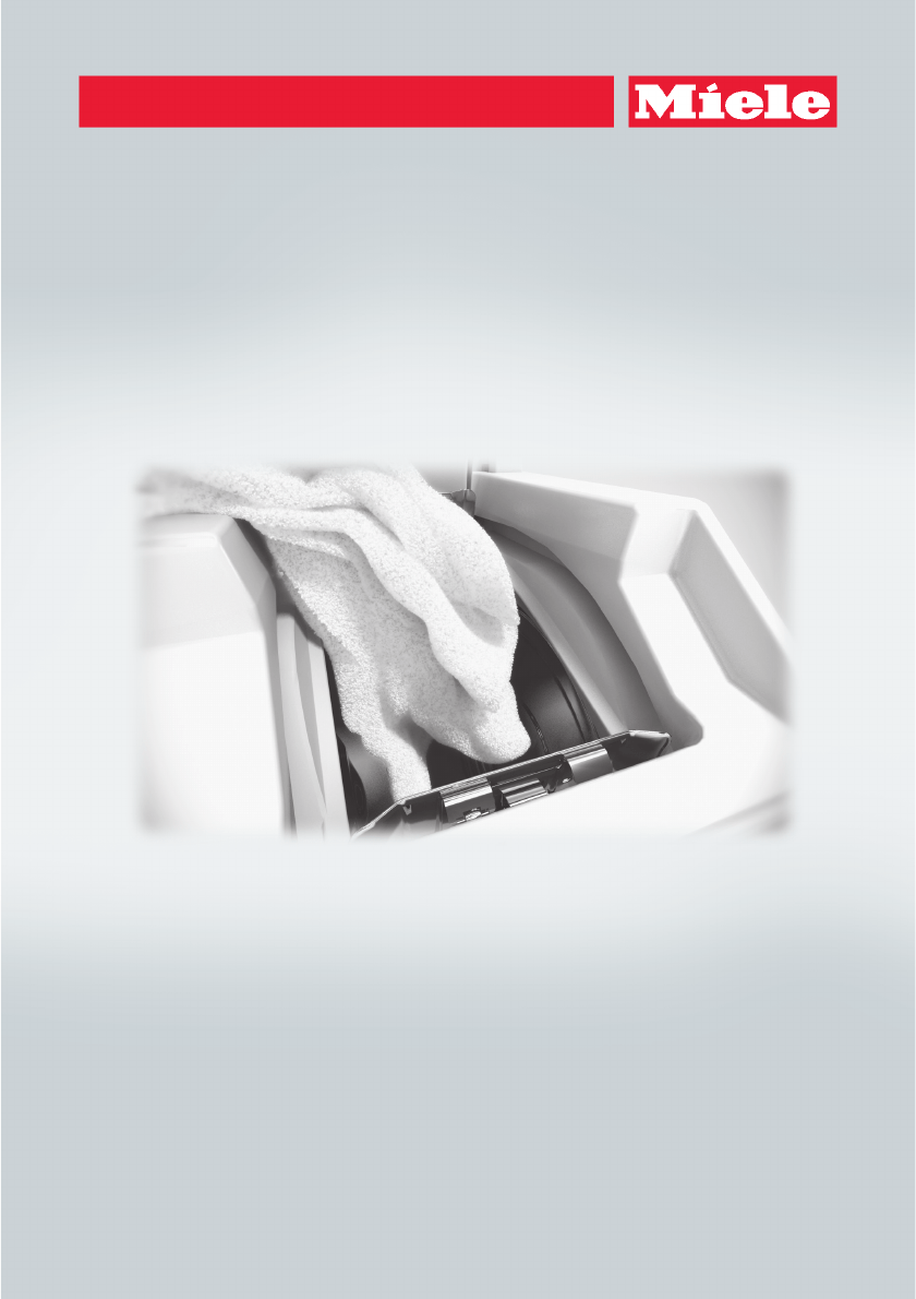 Bedienungsanleitung Miele WW 610 WCS Waschmaschine