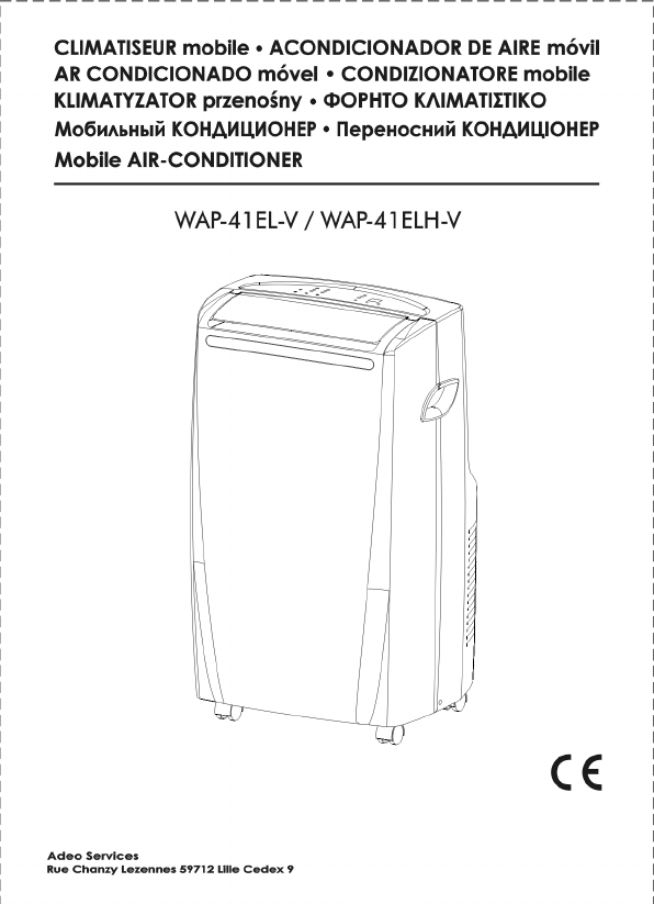 Manual Equation WAP41ELHV Air Conditioner