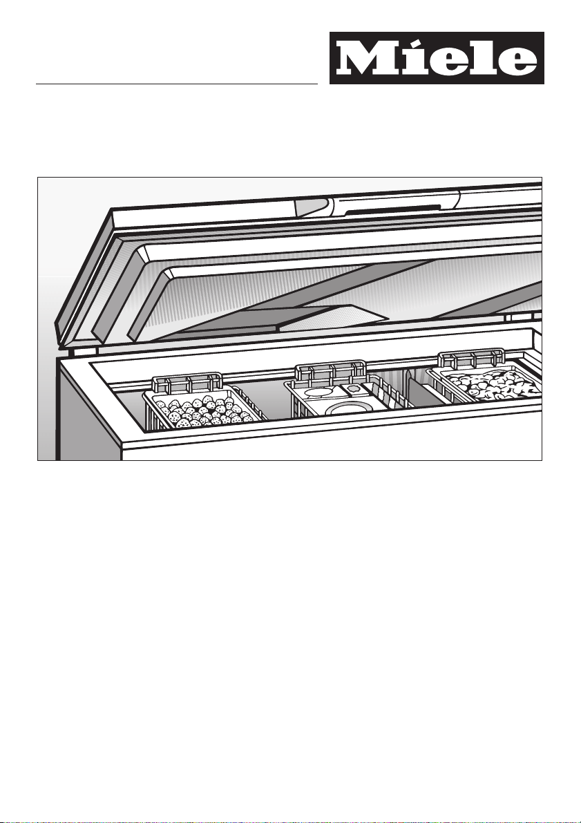 Bedienungsanleitung Miele GT 228 ES Gefrierschrank
