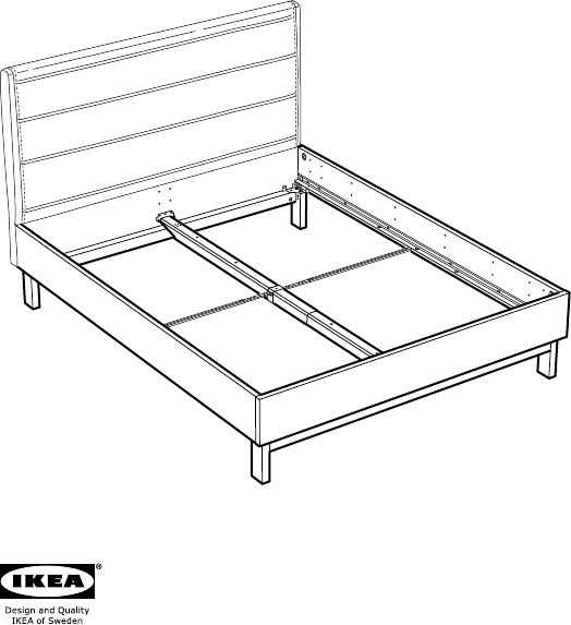 Manual IKEA OPPLAND Bed Frame
