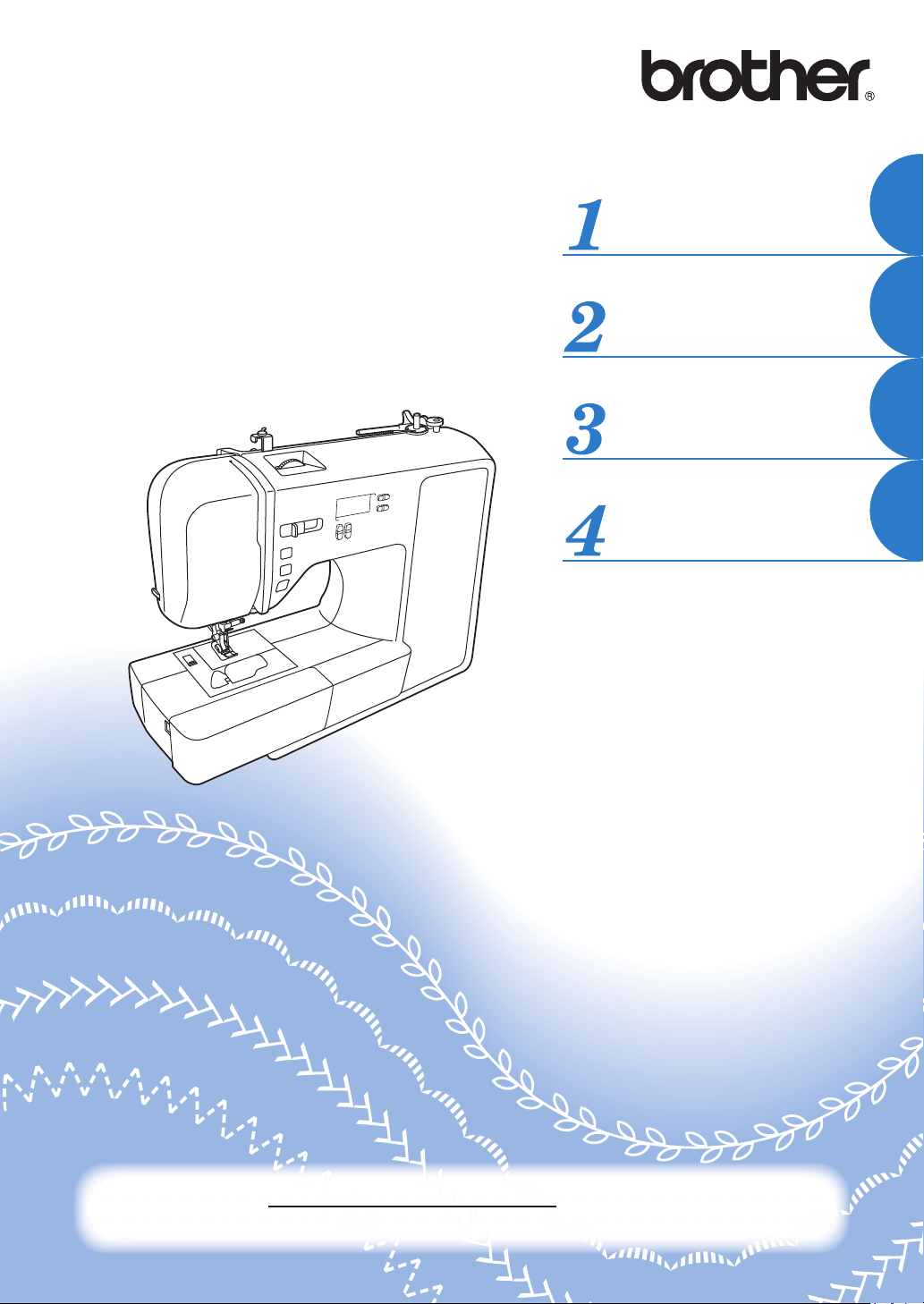 Handleiding Brother XR1300 Naaimachine