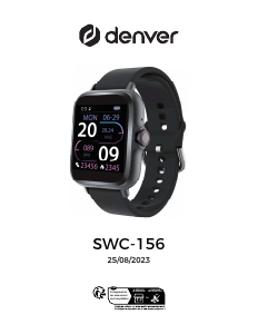 Mode d’emploi Denver SWC-156 Montre connectée