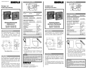 Bedienungsanleitung Eberle AZT-A 524 410 Thermostat