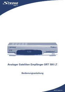 Bedienungsanleitung Strong SRT 500 LT Digital-receiver