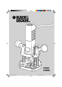 Manuals for Black and Decker Plunge Routers