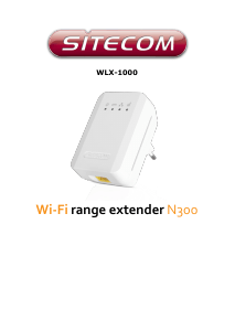Manual Sitecom Wlx-1000 Range Extender
